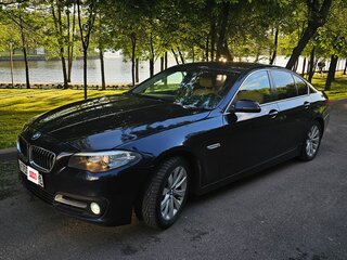 2014 BMW 5 серии 520i VI (F10/F11/F07) Рестайлинг, синий, 1270000 рублей, вид 2