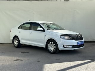 2017 Skoda Rapid I Рестайлинг, белый, 1250000 рублей, вид 2