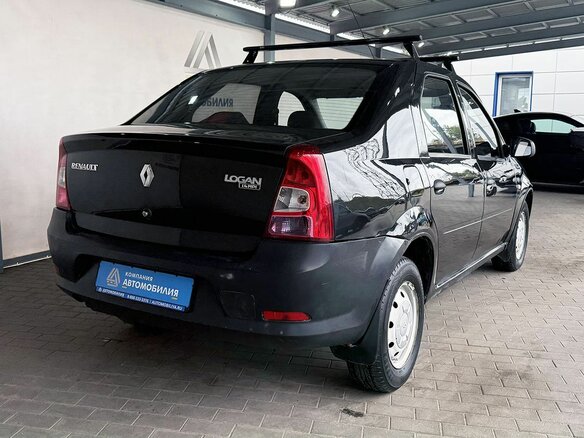 2010 Renault Logan I Рестайлинг, чёрный - вид 4