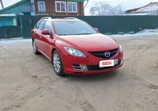 2008 Mazda 6 II (GH), красный, 730000 рублей, вид 2