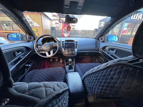 2010 Kia Ceed I Рестайлинг, синий, 630000 рублей - вид 8