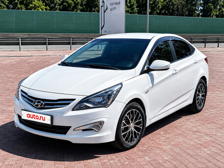 2016 Hyundai Solaris I Рестайлинг, белый, 950000 рублей, вид 1