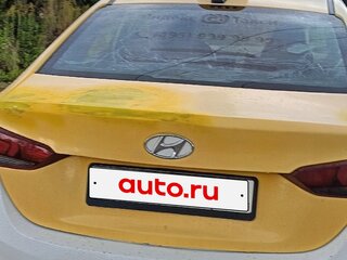 2019 Hyundai Solaris II, жёлтый, 550000 рублей, вид 4
