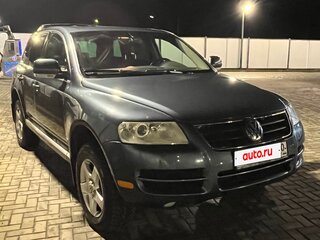 2004 Volkswagen Touareg I, серебристый, 850000 рублей, вид 4