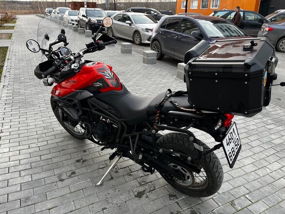 2015 Triumph Tiger 800, красный, 765000 рублей - вид 15