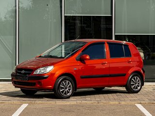 2009 Hyundai Getz I Рестайлинг, красный, 595000 рублей, вид 1