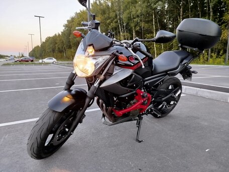 2009 Yamaha XJ6 (FZ6R), чёрный, 390000 рублей, вид 1