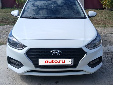 2019 Hyundai Solaris II, белый, 1400000 рублей, вид 1