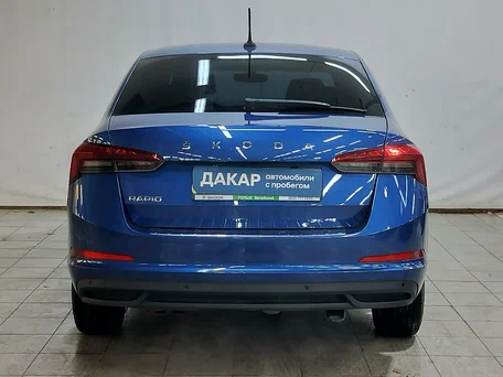 2022 Skoda Rapid II, синий, 1860000 рублей, вид 5