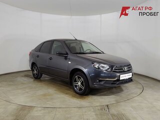2020 Lada (ВАЗ) Granta I Рестайлинг, серый, 740000 рублей, вид 3