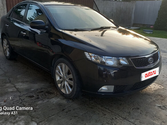 2011 Kia Cerato II, чёрный - вид 1