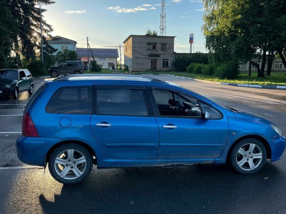 2004 Peugeot 307 I, синий, 280000 рублей - вид 1