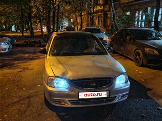 2004 Hyundai Accent ТагАЗ II, серый, 210000 рублей, вид 2