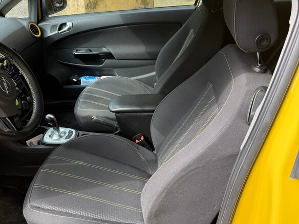 2012 Opel Corsa D Рестайлинг II, жёлтый - вид 4