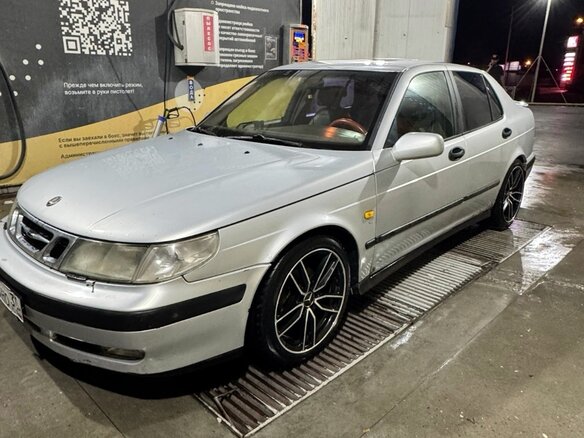 1998 Saab 9-5 I, серебристый, 200000 рублей
