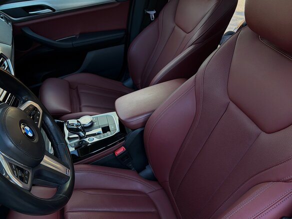 2021 BMW X4 30i II (G02) Рестайлинг, синий, 5435000 рублей - вид 8