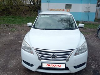 2014 Nissan Sentra VII (B17), белый, 800000 рублей, вид 1