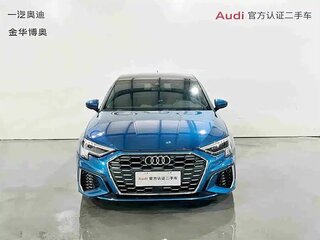 2022 Audi A3 Sportback 35 TFSI IV (8Y), синий, 1652161 рублей, вид 2