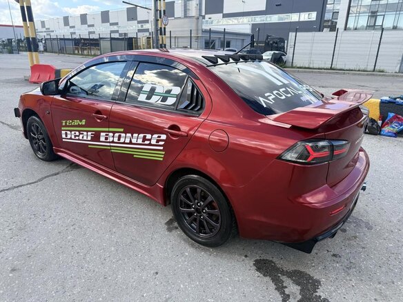 2010 Mitsubishi Lancer X, красный, 1399999 рублей - вид 20