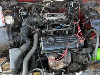 1990 Mitsubishi Colt III (C50), красный, 55000 рублей, вид 5