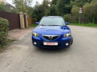 2008 Mazda 3 I (BK) Рестайлинг, синий, 600000 рублей, вид 1