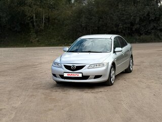 2005 Mazda 6 I (GG), серебристый, 360000 рублей, вид 2