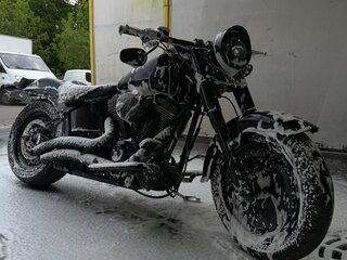 2009 Harley-Davidson Fat Boy, чёрный, 1750000 рублей, вид 2