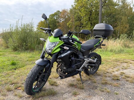 2013 Kawasaki ER-6N, зелёный, 470000 рублей, вид 1