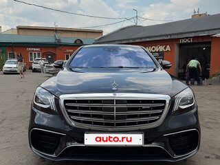 2019 Mercedes-Benz S-Класс 560 VI (W222, C217) Рестайлинг, серый, 5400000 рублей, вид 2
