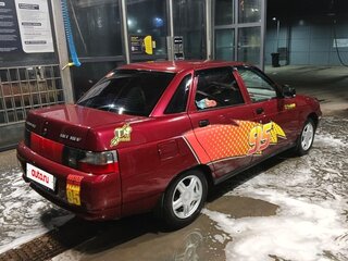 2005 Lada (ВАЗ) 2110, красный, 155000 рублей, вид 3