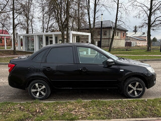 2014 Lada (ВАЗ) Granta I, чёрный, 420000 рублей, вид 4