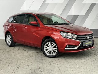 2018 Lada (ВАЗ) Vesta SW I, красный, 835000 рублей, вид 3
