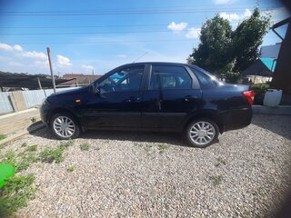 2014 Lada (ВАЗ) Granta I, чёрный, 630000 рублей, вид 4