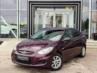 2013 Hyundai Solaris I, фиолетовый, 810000 рублей, вид 1