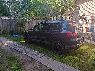 2008 Volkswagen Tiguan I, чёрный, 700000 рублей, вид 4