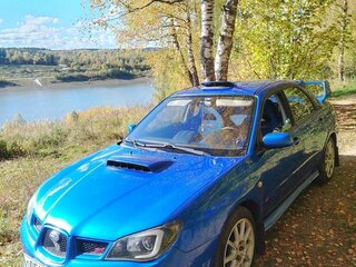 2006 Subaru Impreza WRX STi II Рестайлинг 2, синий, 1800000 рублей, вид 3