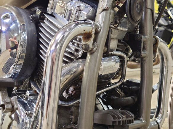 2008 Yamaha XVS400 Drag Star, бежевый, 395000 рублей - вид 27