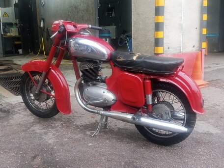 1966 Jawa 250, красный, 75000 рублей, вид 2