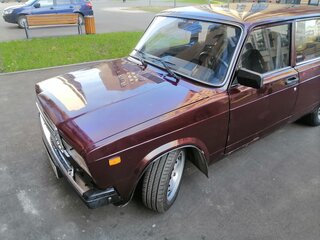 2007 Lada (ВАЗ) 2107, пурпурный, 205000 рублей, вид 2