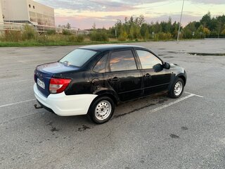 2013 Lada (ВАЗ) Granta I, чёрный, 148000 рублей, вид 3