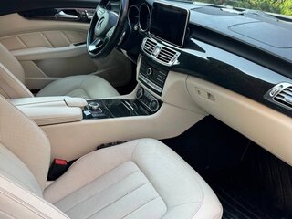 2015 Mercedes-Benz CLS 350 BlueTEC II (C218) Рестайлинг, синий, 3750000 рублей, вид 2