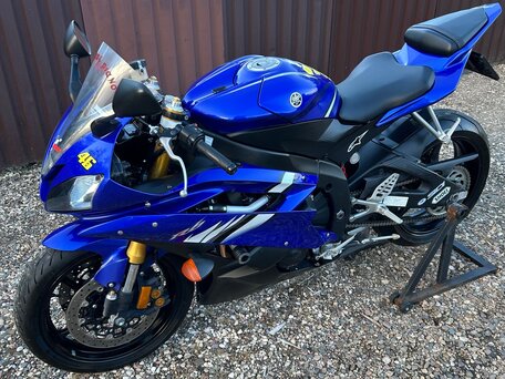 2006 Yamaha YZF-R6, синий, 600000 рублей, вид 4
