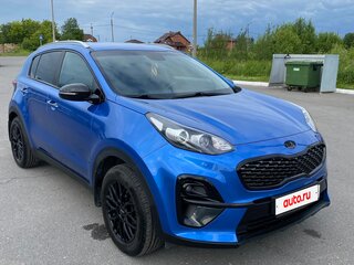 2019 Kia Sportage IV Рестайлинг, синий, 1850000 рублей, вид 1