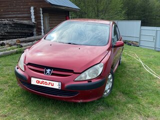 2002 Peugeot 307 I, красный, 105000 рублей, вид 1