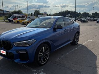2020 BMW X6 30d III (G06), синий, 6500000 рублей, вид 2