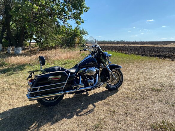 2002 Harley-Davidson Road King, серый, 750000 рублей - вид 4