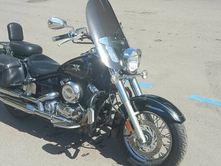 2006 Yamaha XVS650 Drag Star, чёрный, 430000 рублей, вид 2