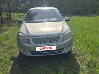 2014 Lada (ВАЗ) Granta I, серебристый, 220000 рублей, вид 1