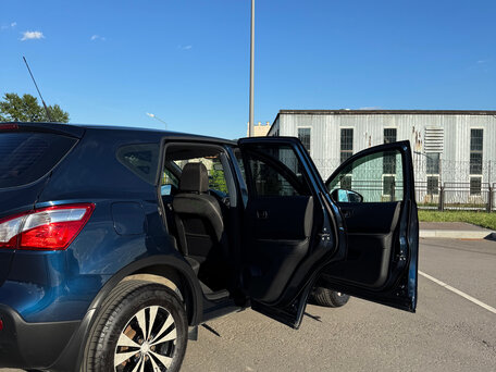 2012 Nissan Qashqai I Рестайлинг, синий, 1120000 рублей, вид 4