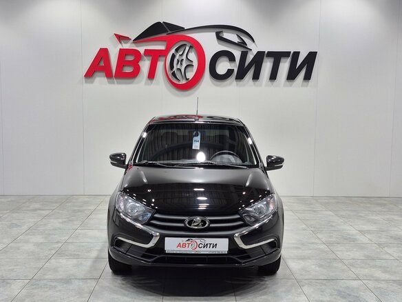 2023 Lada (ВАЗ) Granta I Рестайлинг, чёрный - вид 2